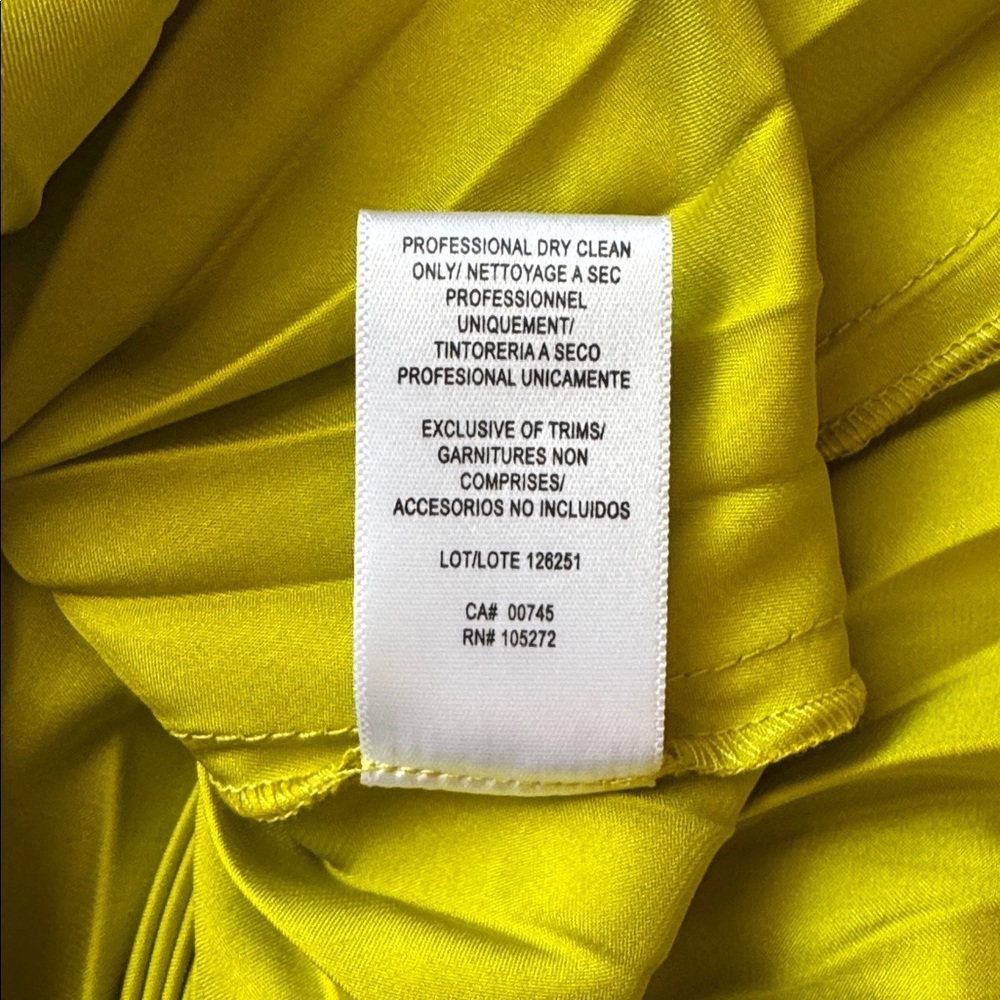 Amur Dixon Halter Dress Citrine Green Size 8 NWT - Picture 16 of 16